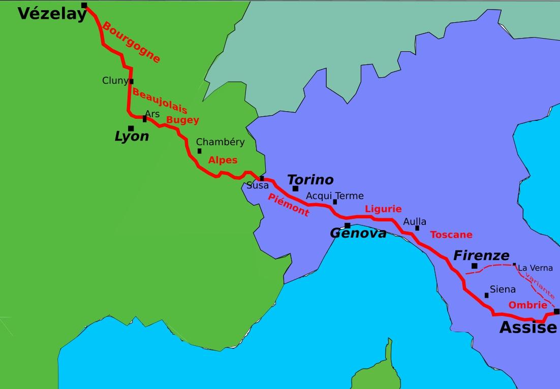 Carte chemin d assise